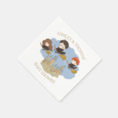 Magischer Harry Potter und Hogwarts-Baby-Party Serviette (Ecke)