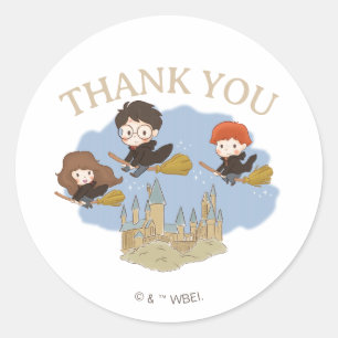 Magischer Harry Potter und Hogwarts-Baby-Shower Runder Aufkleber