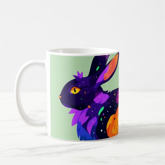 Magischer Hase Kaffeetasse (Links)