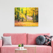 Magischer Herbstwald Leinwanddruck (Insitu (Wohnzimmer))