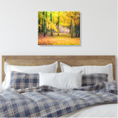 Magischer Herbstwald Leinwanddruck (Insitu (Schlafzimmer))