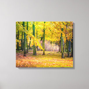Magischer Herbstwald Leinwanddruck