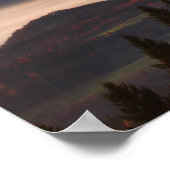 Magischer Himmel über dem Berg Storžič Poster (Ecke)