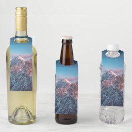 Magischer Himmel über dem Berg Storžič, Slowenien Flaschenanhänger