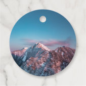 Magischer Himmel über dem Berg Storžič, Slowenien Geschenkanhänger (Rückseite)