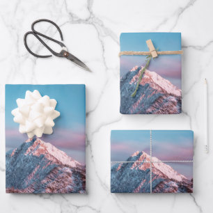 Magischer Himmel über dem Berg Storžič, Slowenien Geschenkpapier Set