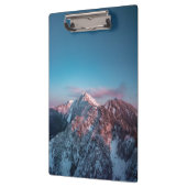 Magischer Himmel über dem Berg Storžič, Slowenien Klemmbrett (Links)