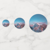 Magischer Himmel über dem Berg Storžič, Slowenien Konfetti (Vorderseiten)