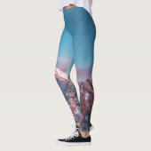 Magischer Himmel über dem Berg Storžič, Slowenien Leggings (Links)