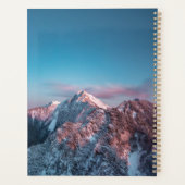 Magischer Himmel über dem Berg Storžič, Slowenien Planer (Rückseite)