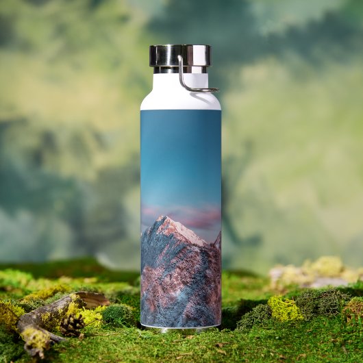 Magischer Himmel über dem Berg Storžič, Slowenien Trinkflasche (Außenbereich)