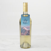 Magischer Himmelsmonogramm Berg Storžič Slowenien Flaschenanhänger (Auf Flasche)