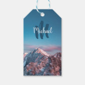 Magischer Himmelsmonogramm Berg Storžič Slowenien Geschenkanhänger (Vorderseite)