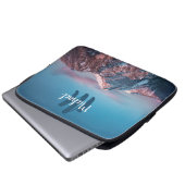 Magischer Himmelsmonogramm Berg Storžič Slowenien Laptopschutzhülle (Vorne Knopf)