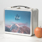 Magischer Himmelsmonogramm Berg Storžič Slowenien Metall Brotdose (Beispiel)