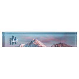 Magischer Himmelsmonogramm Berg Storžič Slowenien Namensplakette