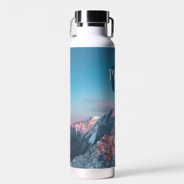 Magischer Himmelsmonogramm Berg Storžič Slowenien Trinkflasche