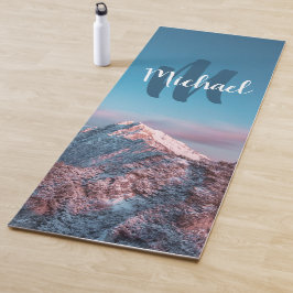 Magischer Himmelsmonogramm Berg Storžič Slowenien Yogamatte