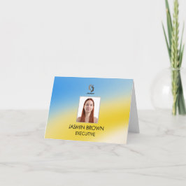 Magischer Hintergrundname Personalisiert Dankeskarte