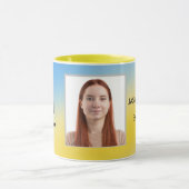 Magischer Hintergrundname Personalisiert  Tasse (Zentrum)
