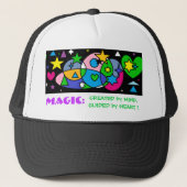 Magischer Hut Truckerkappe (Vorderseite)