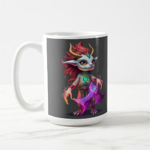 Magischer Hüter der Elemente – Fantasy-Kreatur Kaffeetasse