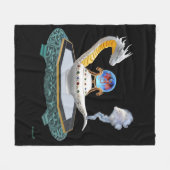 Magischer Keramik-Drache Fantasy Art-Decke Fleecedecke (Vorderseite (Horizontal))
