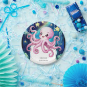 Magischer Kids' Octopus Geburtstag Pappteller (Party)