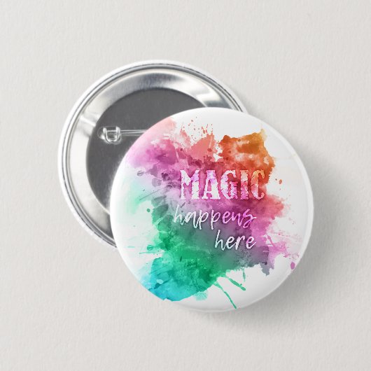 "Magischer" Knopf Button (Vorne & Hinten)