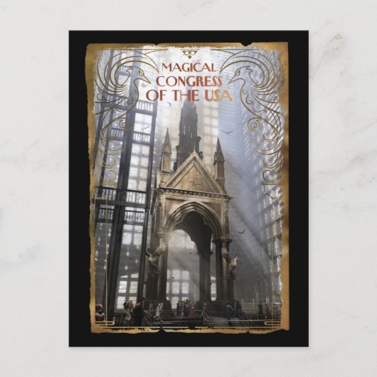 Magischer Kongress der USA Postkarte (Vorderseite)