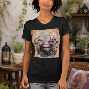Magischer Kräuterkessel Botanik T-Shirt