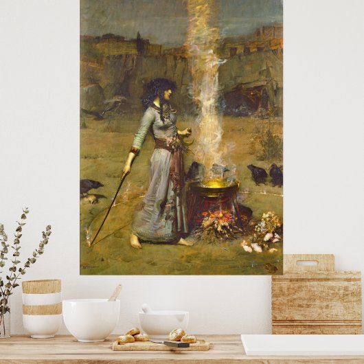 Magischer Kreis 1886 Poster (Küche)