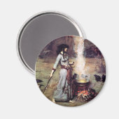 Magischer Kreis 1886 Wasserhaus Magnet (Vorderseite/Rückseite)