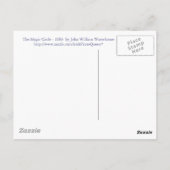 Magischer Kreis 1886 Wasserhaus Postkarte (Rückseite)