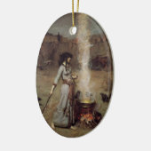Magischer Kreis Keramikornament (Links)