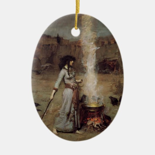 Magischer Kreis Keramikornament (Vorne)