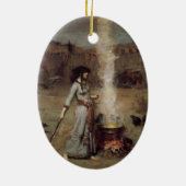 Magischer Kreis Keramikornament (Hinten)