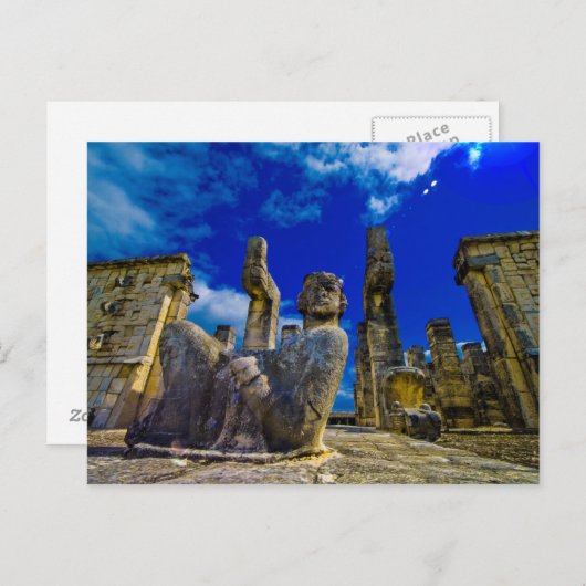 Magischer Krieger Postkarte (Vorne/Hinten)