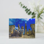 Magischer Krieger Postkarte (Stehend Vorderseite)