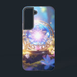 Magischer Kristallorb-Wald - Fall Samsung Galaxy Hülle<br><div class="desc">Mit diesem faszinierenden Fall kannst du dich jedes Mal, wenn du nach deinem Handy kommst, auf ein verzaubertes Reich befördern. Dieses Design mit einer mystischen Abbildung einer leuchtenden Kristallorb auf einem moosbewachsenen Waldboden, umgeben von zarten Wildblumen unter sanftem Sonnenlicht, erinnert an Gefühle des Staunens und der Magie. Das helle, blaue...</div>