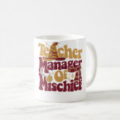Magischer Lehrer-Shirt-Manager des Schabernacks Le Kaffeetasse (VorderseiteRechts)