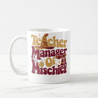 Magischer Lehrer-Shirt-Manager des Schabernacks Le Kaffeetasse