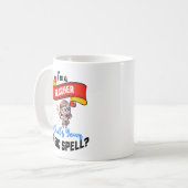 Magischer Lehrer - Spaß-Geschenkidee Kaffeetasse (Vorderseite Links)