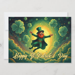 Magischer Leprechaun St. Patrick’s Day Kunst