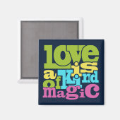 Magischer Liebe-Magnet Magnet (Vorderseite/Rückseite)