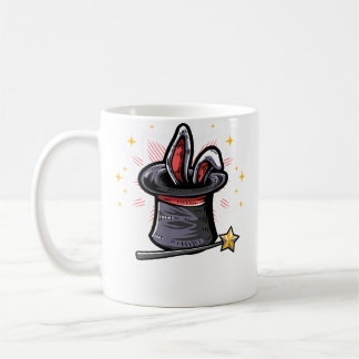 Magischer Magierhut Kaninchen In Einem Hut Zaubers Kaffeetasse