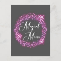 Magischer Mama-Kreis glühender Sterne