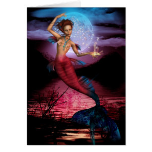 Magischer Meerjungfrau-Mond