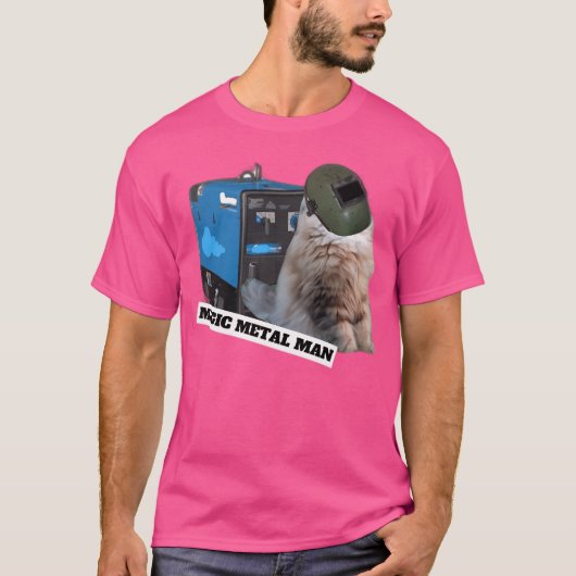 Magischer Metallmann T-Shirt (Vorderseite)
