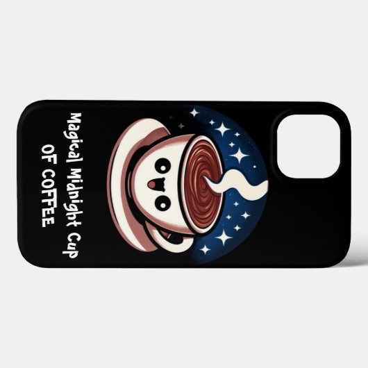 Magischer Mitternachtskaffee  Case-Mate iPhone Hülle (Rückseite (Horizontal))